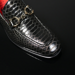The 'Club Montepulciano' - Anaconda Gold Handcuff Loafer