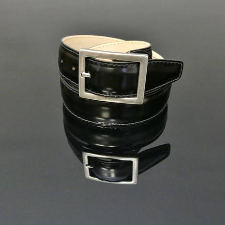 Claudio - Black Polish - Classic Belt