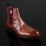 Hannibal 'Red Dragon' - Wing tip Chelsea Boot