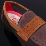 Martini L099 'Negroni' - Three-tone suede loafer