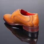 Page 'Loving Maid' - Honey calf Gibson lace up shoe