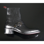 Lynott 'Grand Slam' Buckle detail zip boot