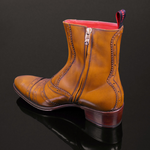 Lynott 'The Libertine' - Tiziano Tan tall zip boot