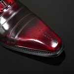 Moon 'Melrose' - Bordo Fume Toe cap Oxford