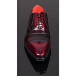 Moon 'Melrose' - Bordo Fume Toe cap Oxford