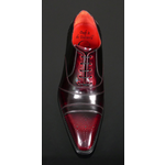 Moon 'Melrose' - Bordo Fume Toe cap Oxford