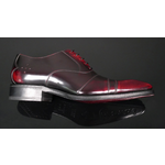 Moon 'Melrose' - Bordo Fume Toe cap Oxford