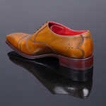 Moon 'Melrose' - Tiziano Tan calf toe cap Oxford