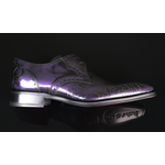 Moon ‘Poison’ - Men’s Aubergine Metallic Leather Gibson Shoe