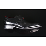Moon ‘Poison’ - Men’s Black Star Polished Leather Gibson Shoe