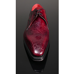 Moon ‘Poison’ - Men’s Burgundy Shade Leather Gibson Shoe