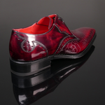 Moon ‘Poison’ - Men’s Burgundy Shade Leather Gibson Shoe