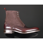 Page ‘Beast’ - Tiziano Espresso Brown Leather & Suede Lace-Up Boot