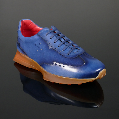 Robert L108 'Speedster' - Retro trainer with Lactae Hevea® Sole