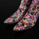 Sylvian K749 'Lizard King' Tall Zip Boot
