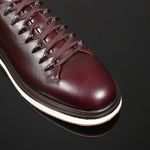 The 'Monaco' - Espresso Brown Calf Leather Hybrid Sneaker