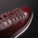The 'Monaco' - Espresso Brown Calf Leather Hybrid Sneaker
