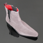 Yardbird JA94 'Rave up' - Grey Suede Seam-Front Chelsea Boot